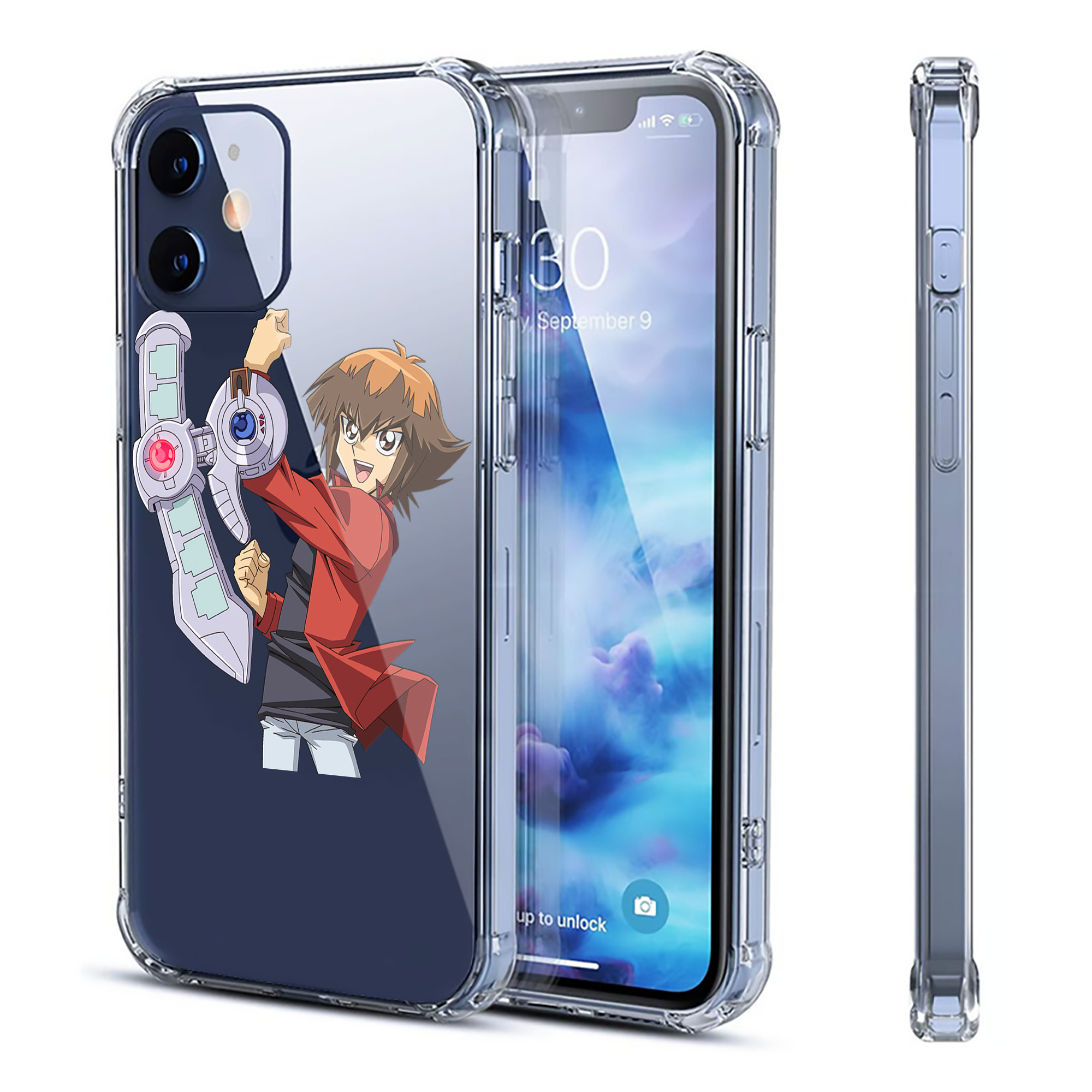 （画像用） 遊☆戯☆王 Yu-Gi-Oh! 【iPhone 12シリーズ対応】透明スマホケース（クリアソフトケース）